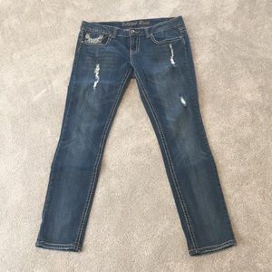 Antique Rivet Skinny Jeans